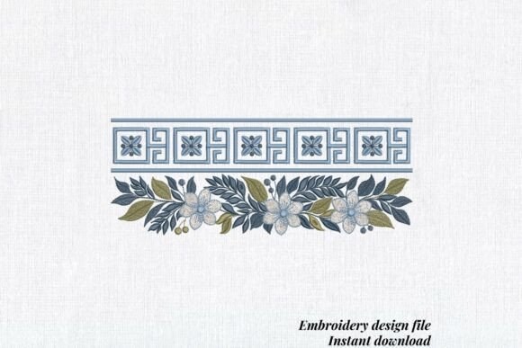 Greek Floral Border Meander: A Designer’s Review