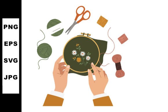 Hands Doing Floral Embroidery: A Holiday Review