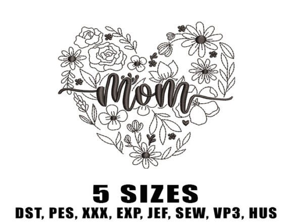 Mom Heart Floral Embroidery: A Holiday Review