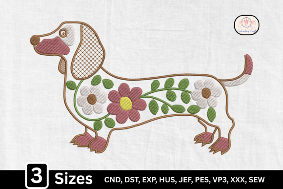 Review: Floral Dachshund Cute Dog for Boutique Sweatshirts