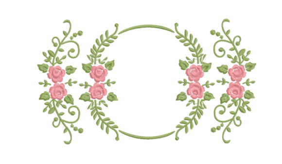Review: Floral Frame Embroidery Design Rose for Apparel