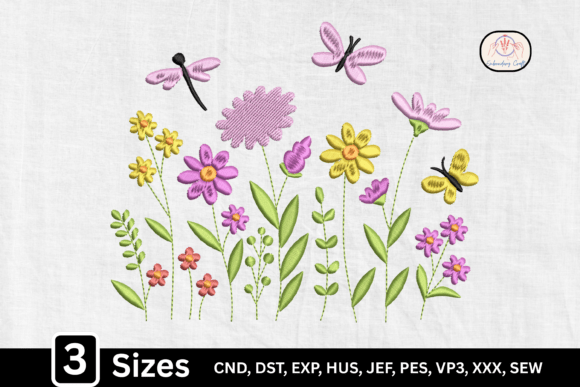 Review: Floral Garden Dragonfly Wildflower Design