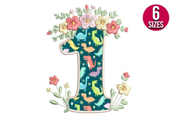 Review: Floral Number One Applique for Craft Fairs