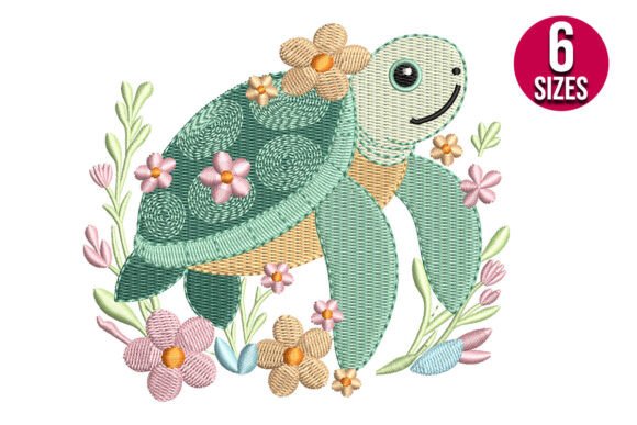 Review: Floral Sea Turtle for Boutique Sweatshirts