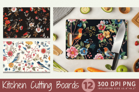 Reviewing Floral Birds Embroidery Cutting Boards S