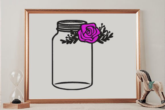 Reviewing Floral Mason Jar for Holiday Crafts