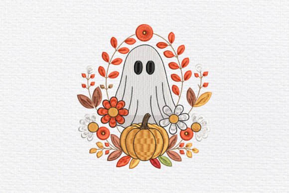 Reviewing the Floral Ghost Pumpkin Design