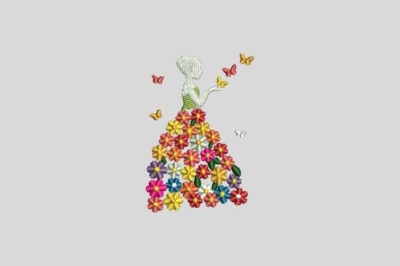 Reviewing the Floral Girl Embroidery Design for Etsy Shops