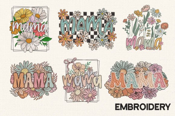 Reviewing the Mama Floral Embroidery Bundle Design